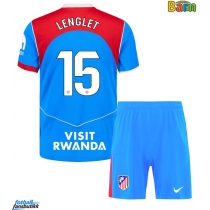 Atletico Madrid Clement Lenglet #15 Tredjedraktsett Barn 2025-26 Kortermet (+ Korte bukser)